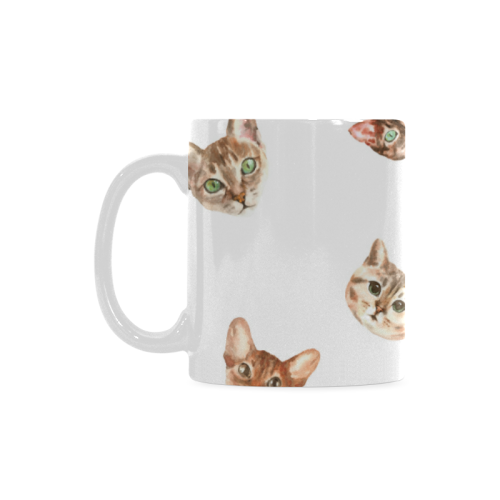 cut cats mug White Mug(11OZ)