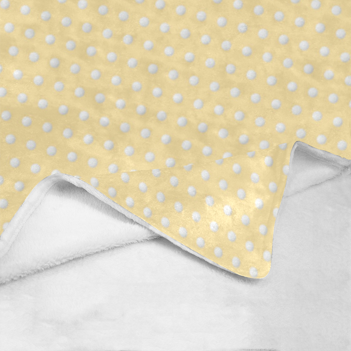 Polka Dot Pin Pastel Orange - Jera Nour Ultra-Soft Micro Fleece Blanket 60"x80"