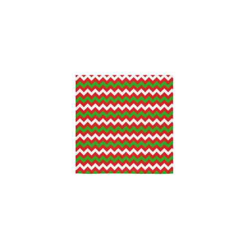 Christmas Zigzag Square Towel 13“x13”