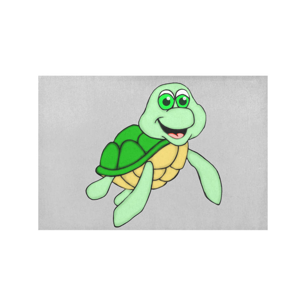 Speedy Turtle Lt Grey Placemat 12''x18''