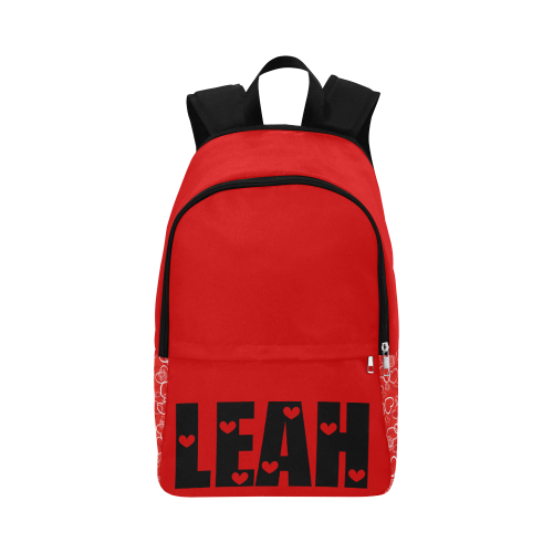 Leah heart background vector Fabric Backpack for Adult (Model 1659)