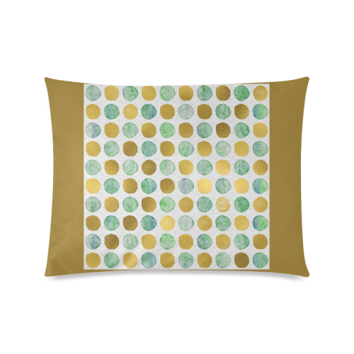 SPOTTING GOLD Custom Zippered Pillow Case 20"x26"(Twin Sides)