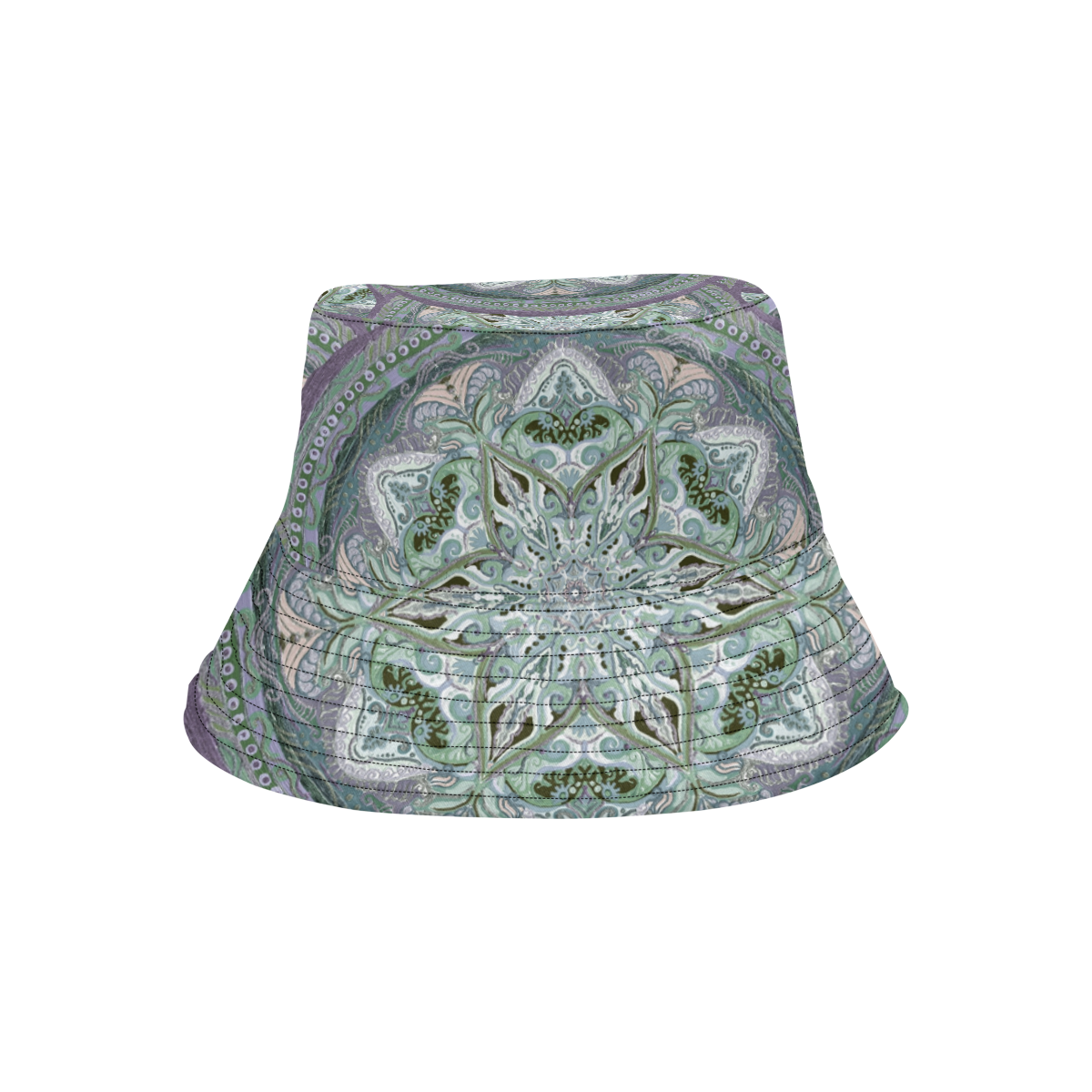 embroidery-green gray All Over Print Bucket Hat