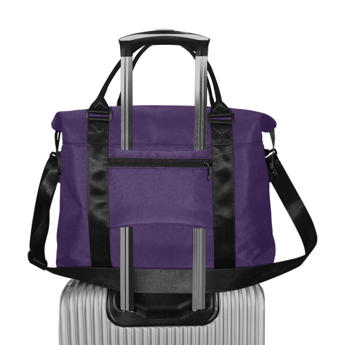 color Russian violet Large Capacity Duffle Bag (Model 1715)