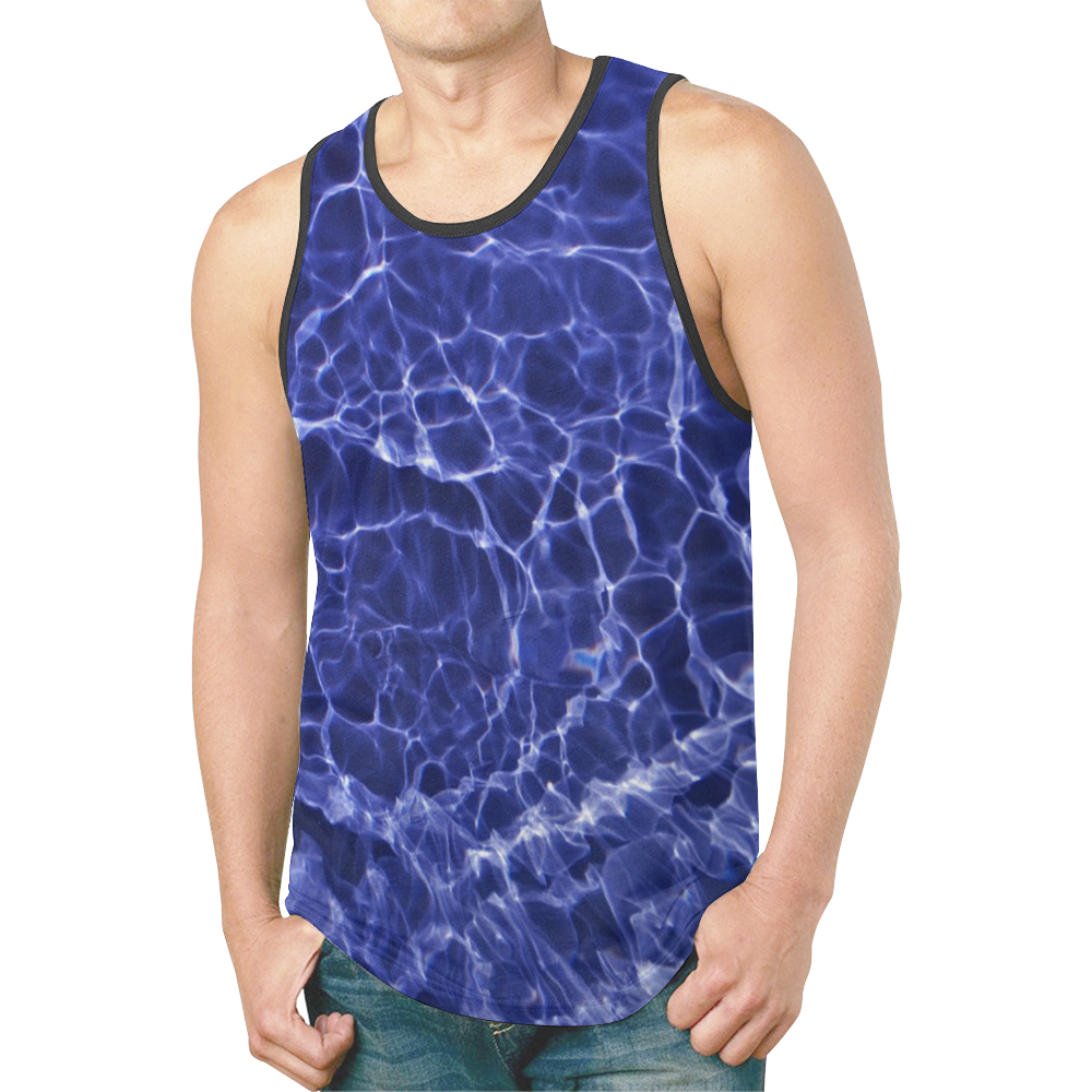 Rattled Water New All Over Print Tank Top for Men (Model T46)
