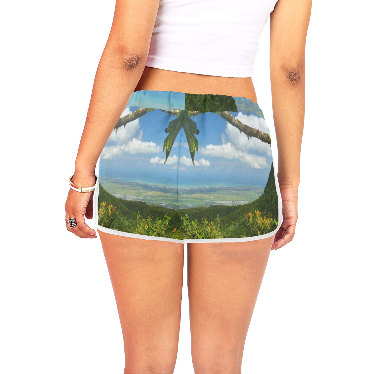 YS_0020 - View Women's All Over Print Relaxed Shorts (Model L19)