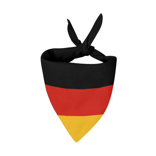 German Flag Colored Stripes Pet Dog Bandana/Large Size