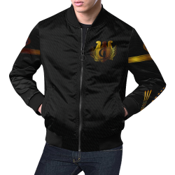 CROOKS AND FLAILS All Over Print Bomber Jacket for Men (Model H19)