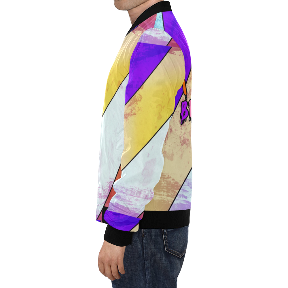 I can't breathe by Nico Bielow All Over Print Bomber Jacket for Men (Model H19)