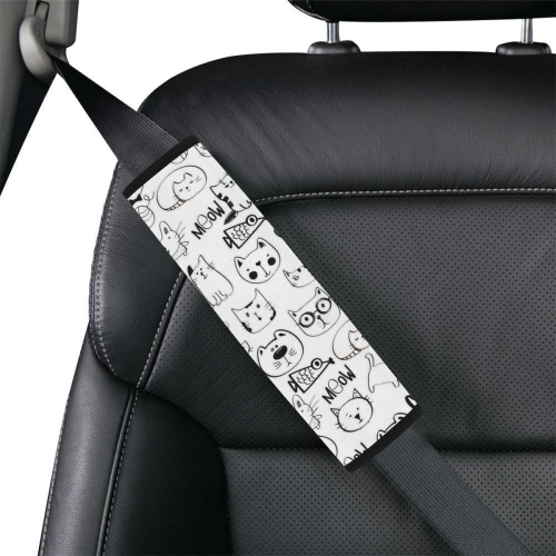 Meow Cats Car Seat Belt Cover 7''x10''