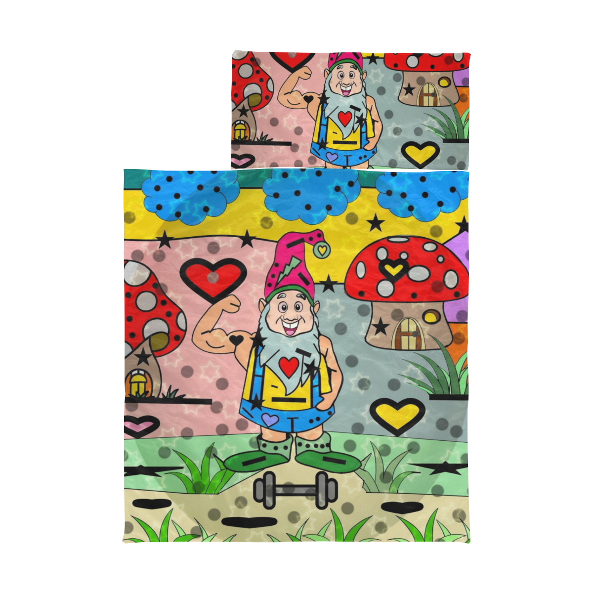 Gnome by Nico Bielow Kids' Sleeping Bag