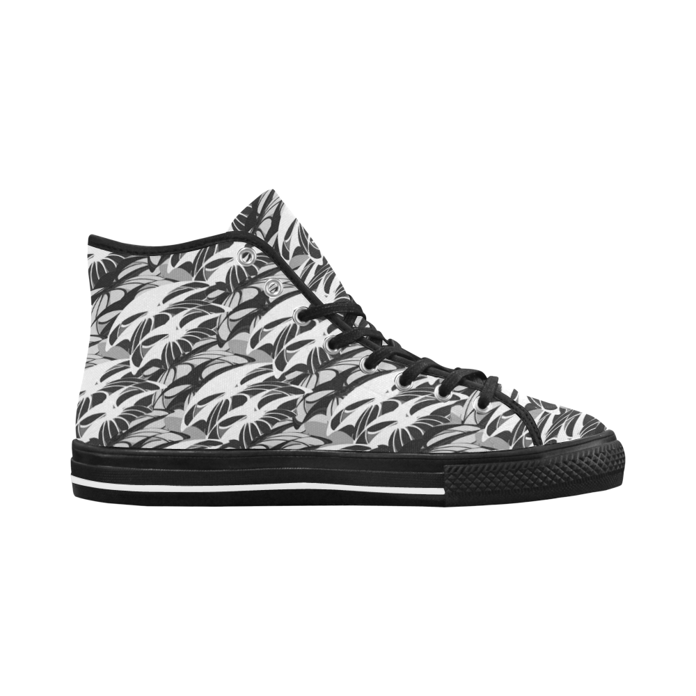 Alien Troops - Black & White Vancouver H Men's Canvas Shoes/Large (1013-1)