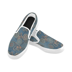 Mandalas Women's Unusual Slip-on Canvas Shoes (Model 019)
