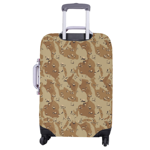 Vintage Desert Brown Camouflage Luggage Cover/Large 26"-28"