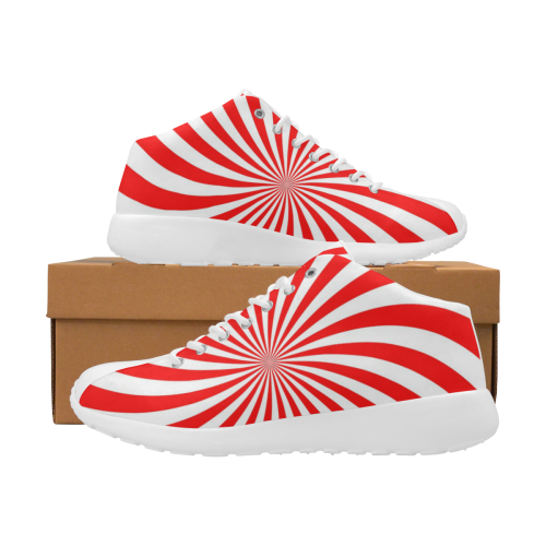 PEPPERMINT TUESDAY SWIRL Women's Basketball Training Shoes/Large Size (Model 47502)