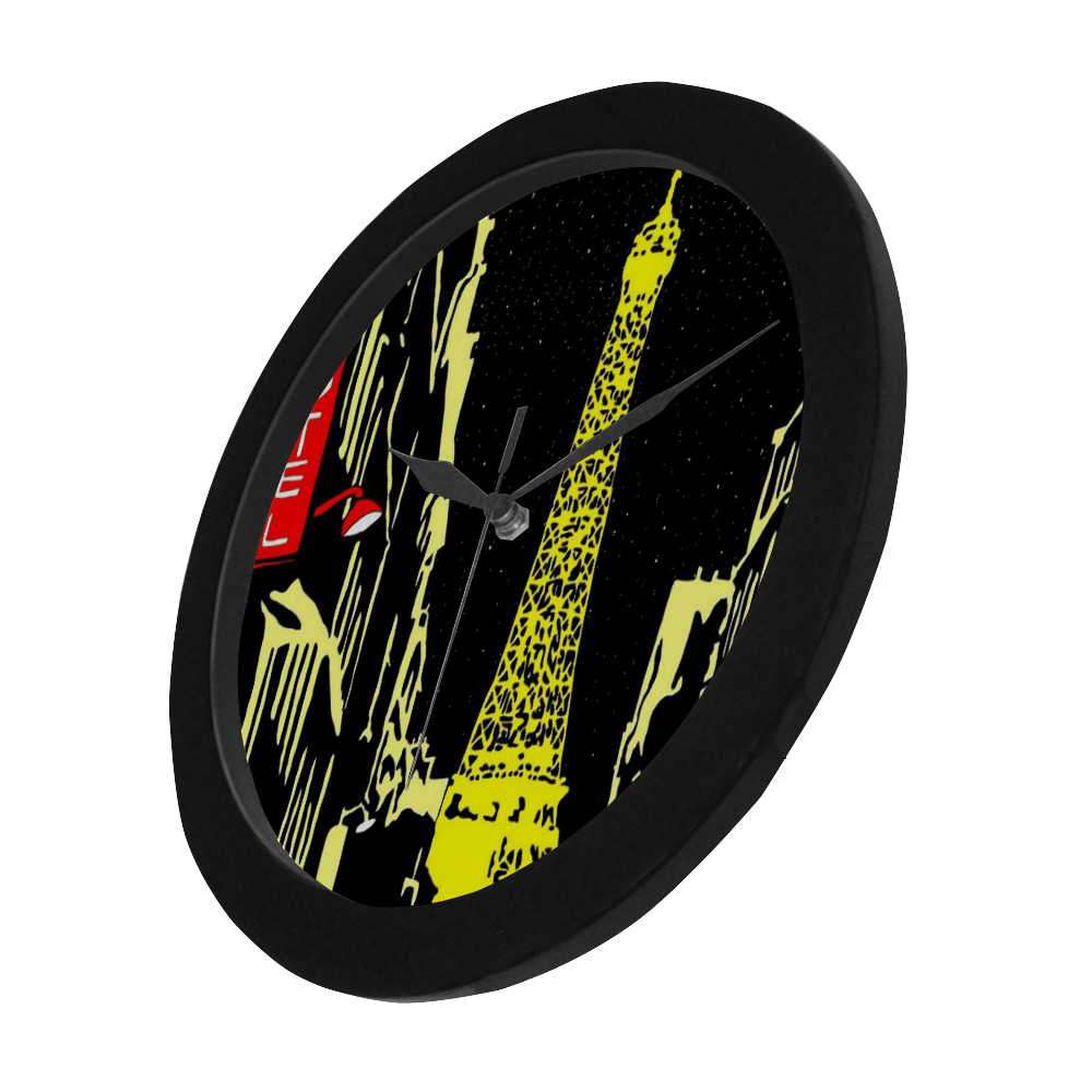 PARIS- Circular Plastic Wall clock