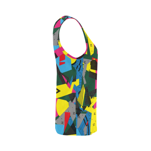 Crolorful shapes All Over Print Tank Top for Women (Model T43)
