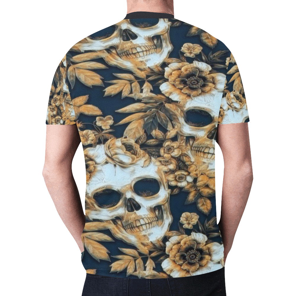 Woke Skulls Techno Festival 4 New All Over Print T-shirt for Men (Model T45)