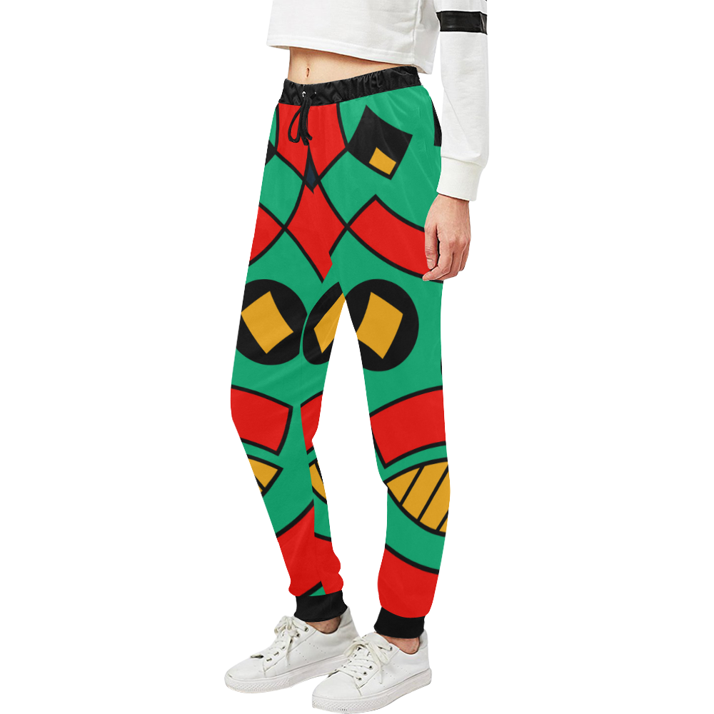 African Scary Tribal Unisex All Over Print Sweatpants (Model L11)