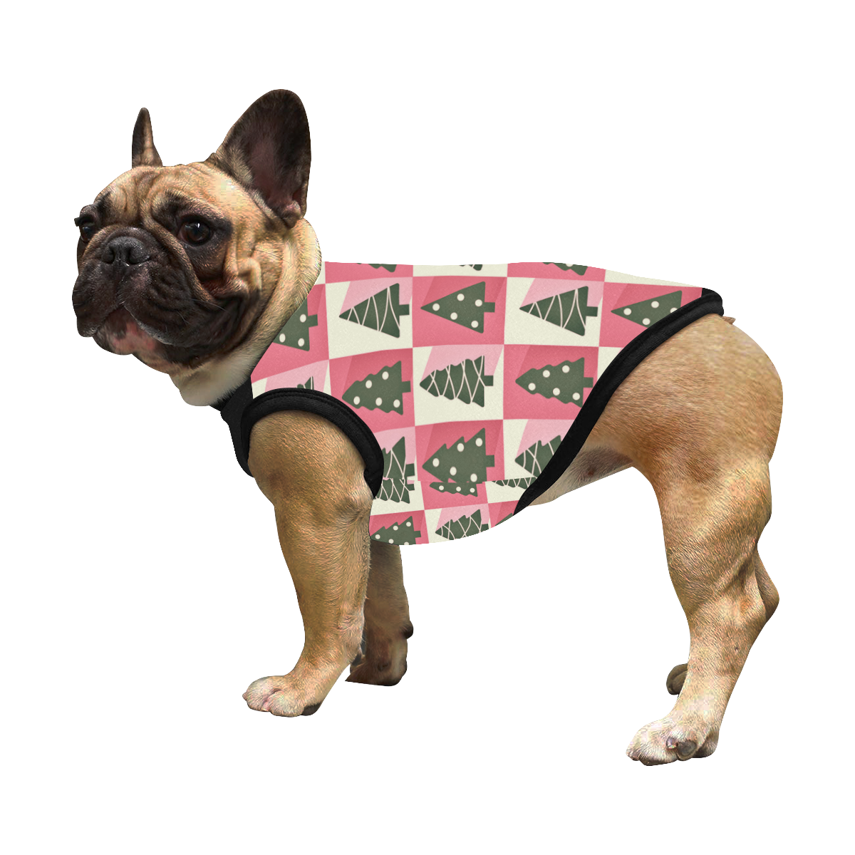 pop art xmas dog coat All Over Print Pet Tank Top