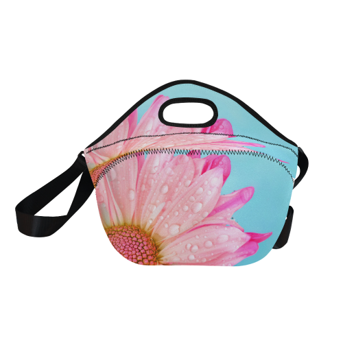 Flower Neoprene Lunch Bag/Large (Model 1669)