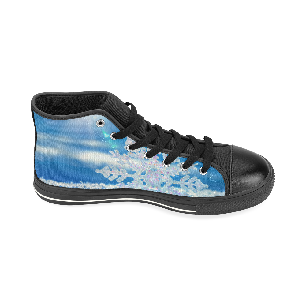 SNOW SKY High Top Canvas Shoes for Kid (Model 017)