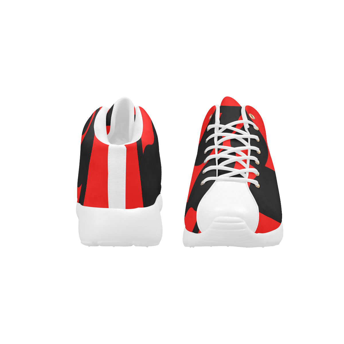 black ivolve in red Men's Basketball Training Shoes (Model 47502)