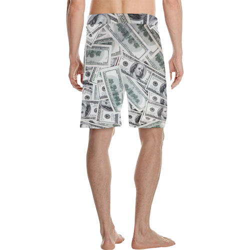 Cash Money / Hundred Dollar Bills Men's All Over Print Casual Shorts (Model L23)