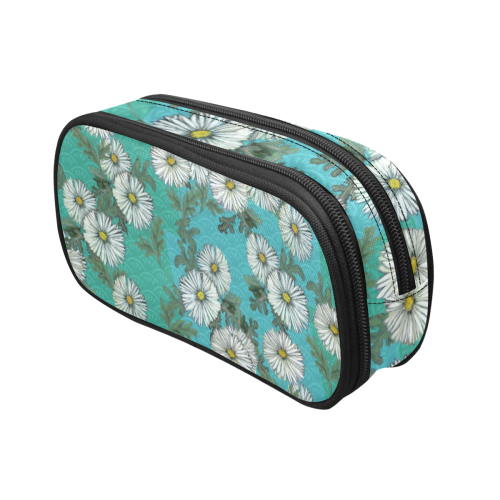 The Lowest of Low Daisies Mediterranean Pencil Pouch/Large (Model 1680)