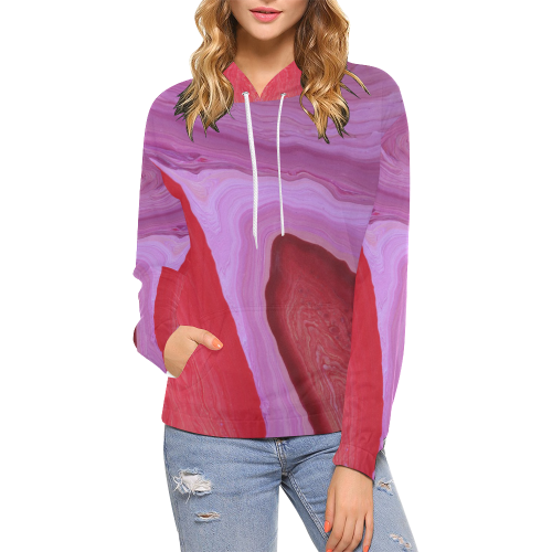 Magic 1 All Over Print Hoodie for Women (USA Size) (Model H13)