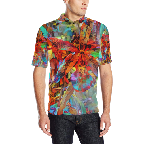 claming the choas 5b Men's All Over Print Polo Shirt (Model T55)