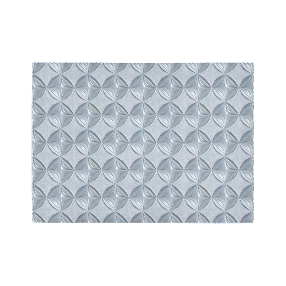 Glass pattern on a marble background Area Rug7'x5'