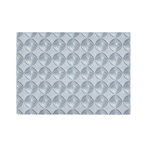 Glass pattern on a marble background Area Rug7'x5'