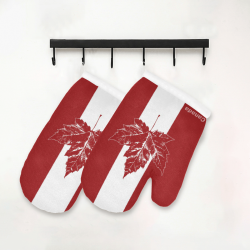 Cool Canada Flag Oven Mitt (Two Pieces)