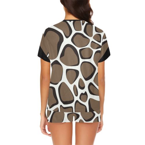 Giraffe Women's Short Pajama Set