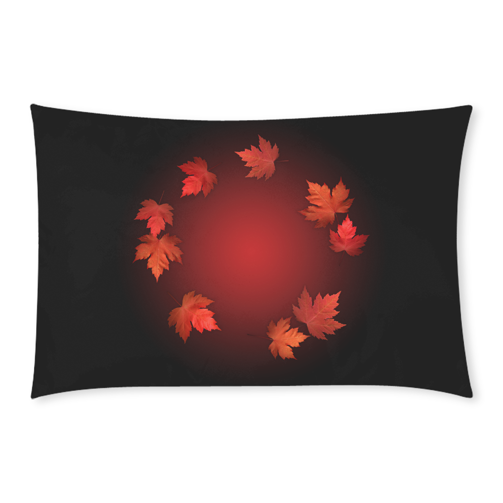 Autumn Canada Maple Leaves 3-Piece Bedding Set