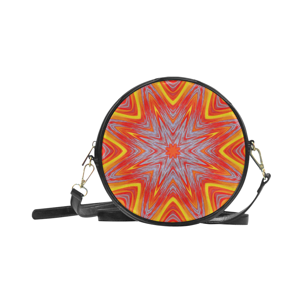 Star Mandala Round Sling Bag (Model 1647)