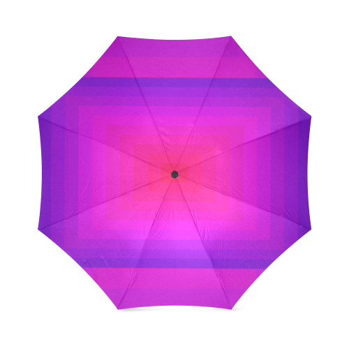 Purple pink multiple squares Foldable Umbrella (Model U01)