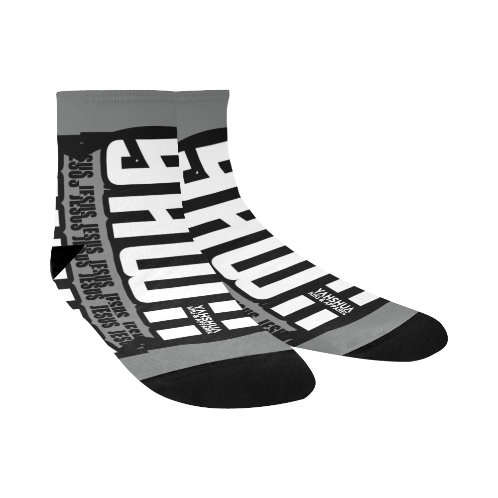 Gray Quarter Socks