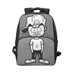 Grey Backpack Unisex Laptop Backpack (Model 1663)