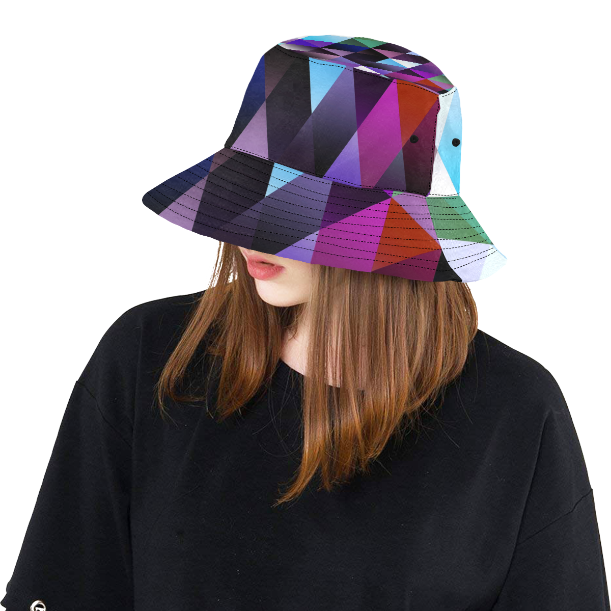 Dark Mosaic Shine 2 All Over Print Bucket Hat