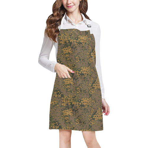 Eichenlaub fall camouflage All Over Print Apron