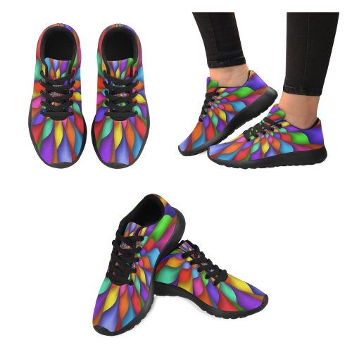 RAINBOW SKITTLES Women’s Running Shoes (Model 020)