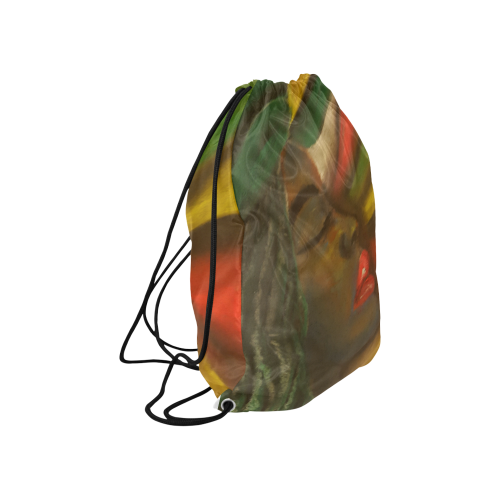 Untitled Large Drawstring Bag Model 1604 (Twin Sides)  16.5"(W) * 19.3"(H)