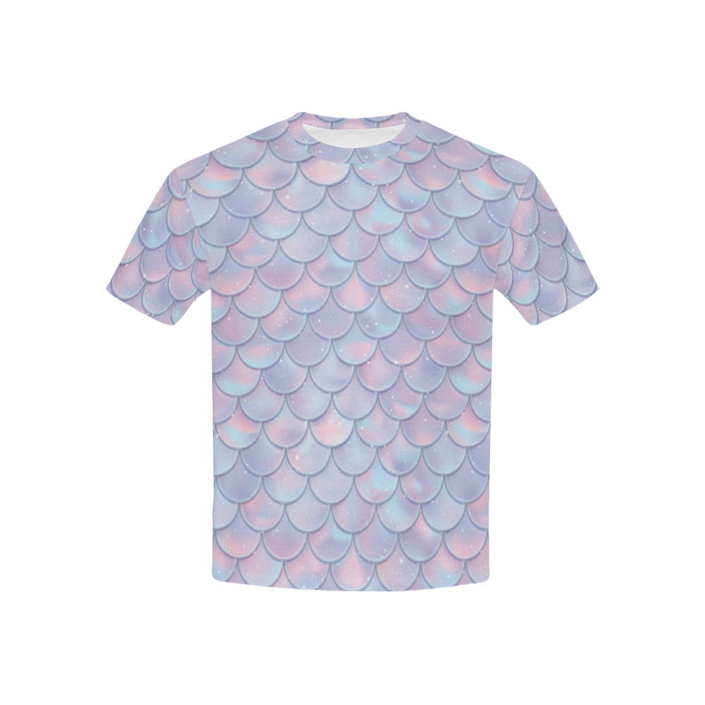 Mermaid Scales Kids' All Over Print T-shirt (USA Size) (Model T40)