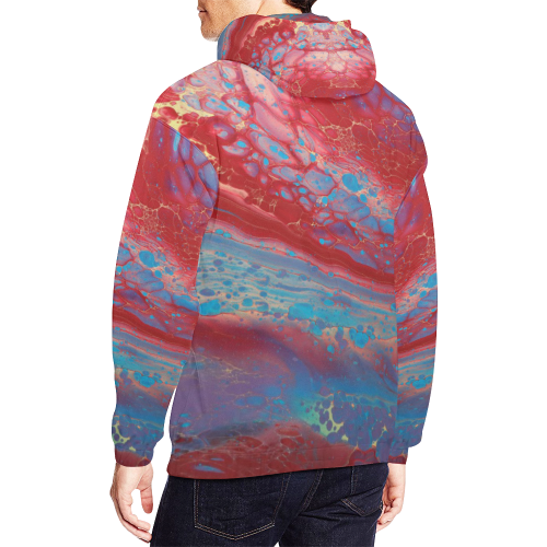 Enjoy your life 1 All Over Print Hoodie for Men (USA Size) (Model H13)