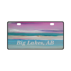 Big Lakes AB License Plate