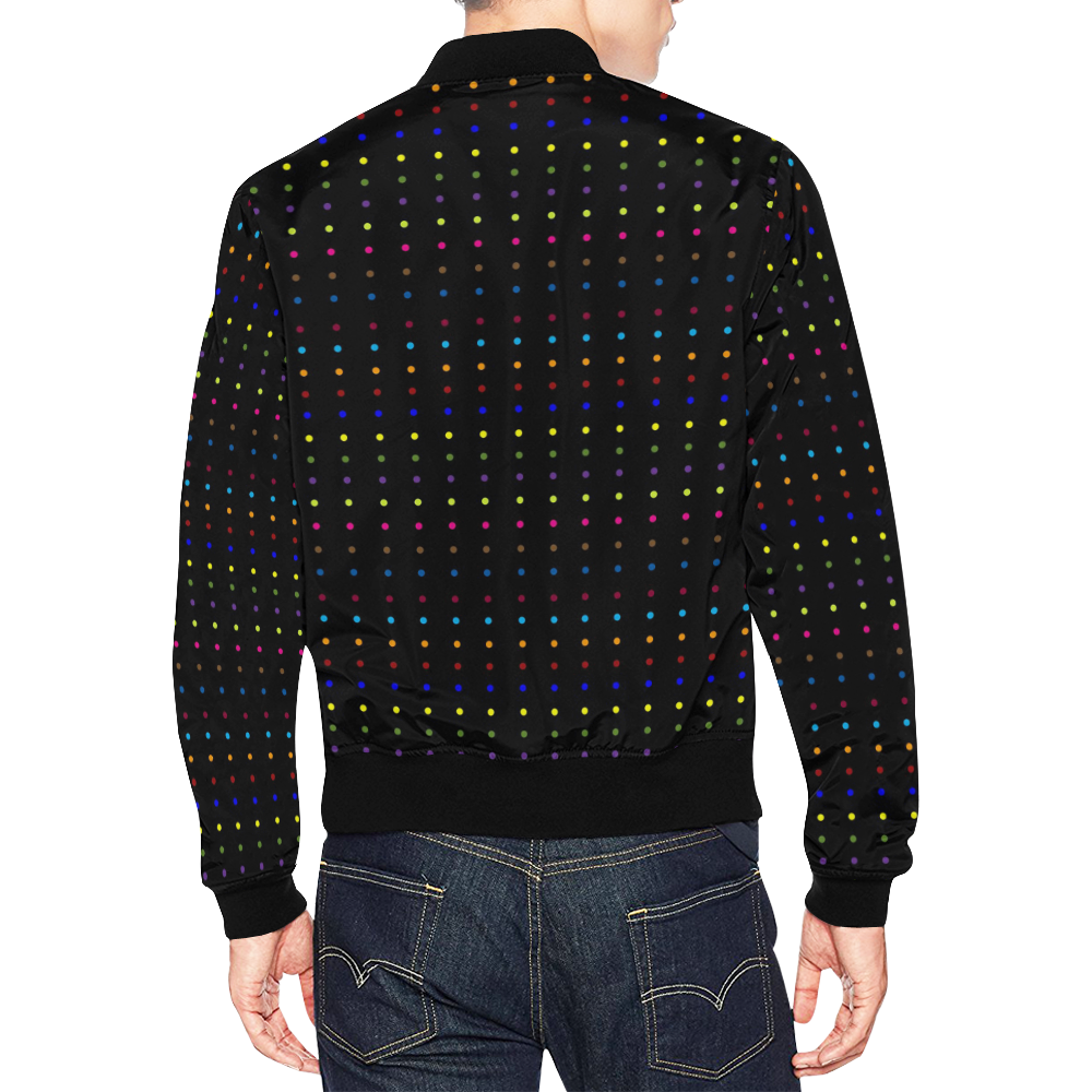 Dots & Colors Modern, Colorful pattern design All Over Print Bomber Jacket for Men (Model H19)
