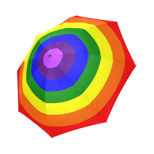 Rainbow Flag (Gay Pride - LGBTQIA+) Foldable Umbrella (Model U01)