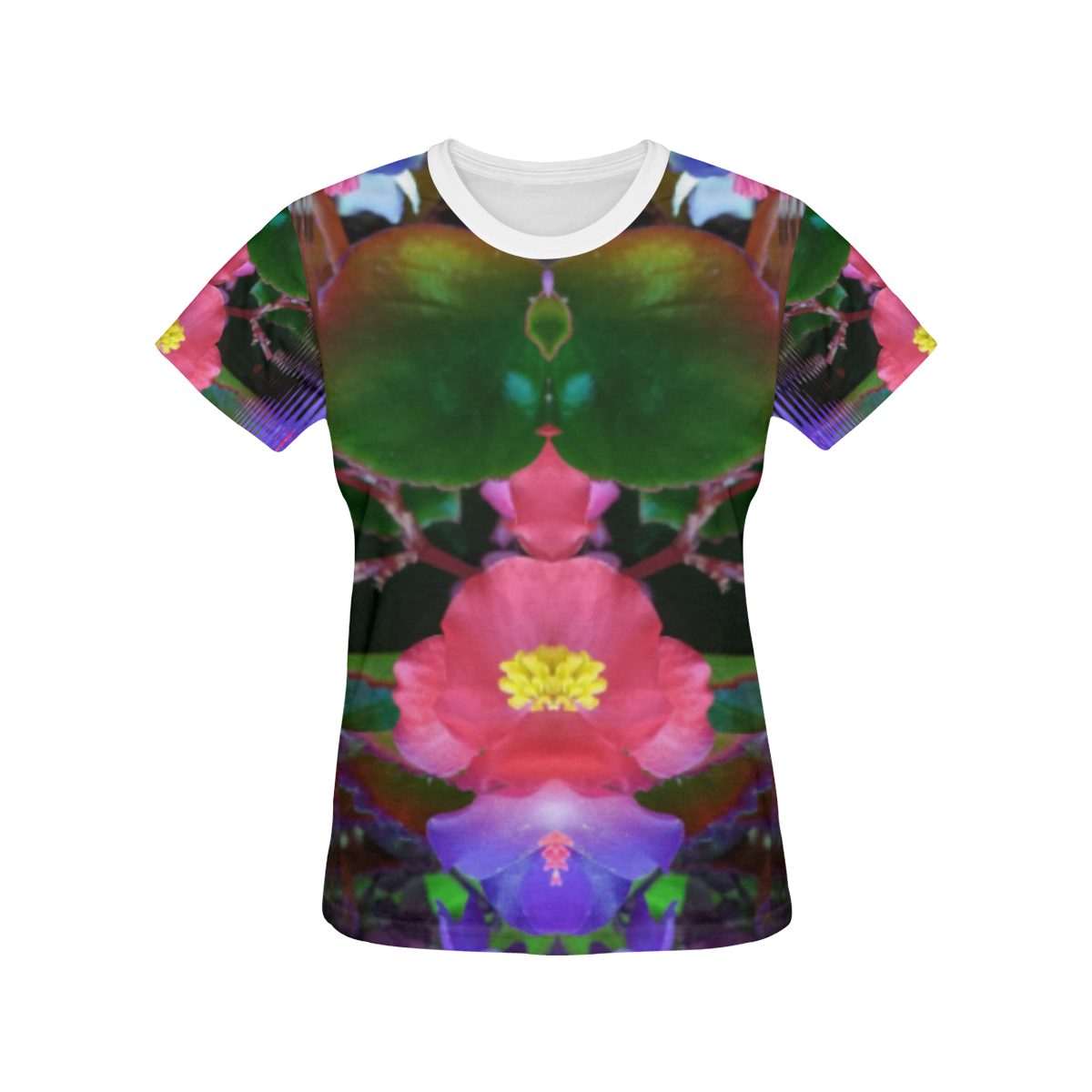 Digital1 All Over Print T-shirt for Women/Large Size (USA Size) (Model T40)